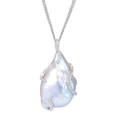 Parkplace Pearls Sterling Silver Freshwater Pearl Pendant 688817/FW24