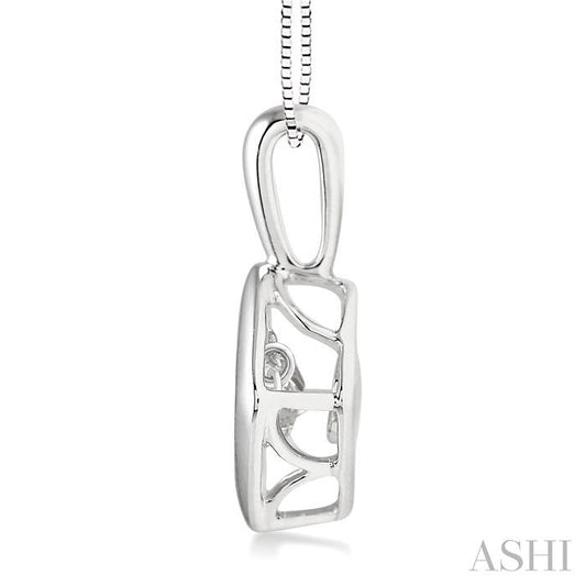 ASHI Cushion Shape Emotion Diamond Pendant 69087PPFHPDWG