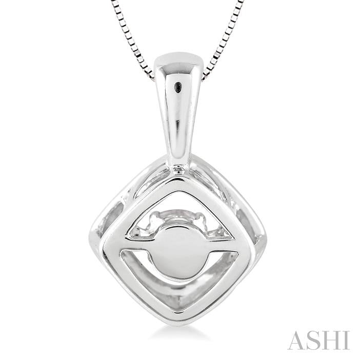 ASHI Cushion Shape Emotion Diamond Pendant 69087PPFHPDWG