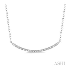 ASHI U Shape Diamond Necklace 677T8PPTSPDWG