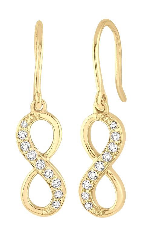Parkplace Jewelers Infinity Petite Diamond Fashion Earrings 64968PPFXERYG