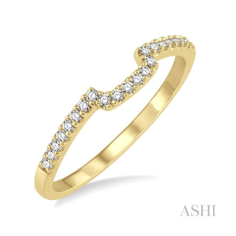ASHI Diamond Wedding Band 28348PPFHYG-WB