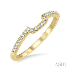 ASHI Diamond Wedding Band 28348PPFHYG-WB