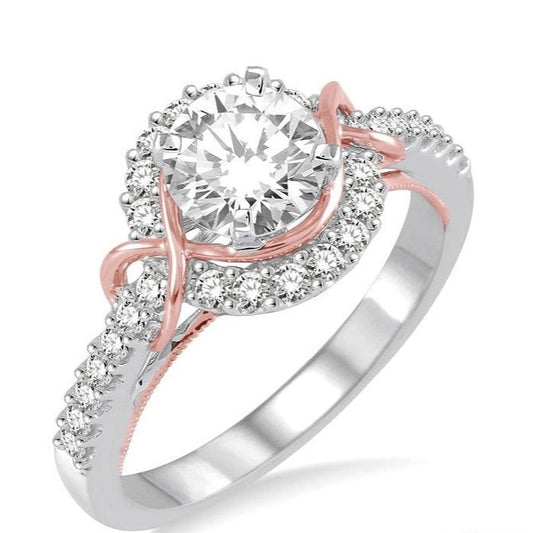 Parkplace Jewelers Round Shape Halo Diamond Engagement Ring 253B0PPFVWP-LE-1.05