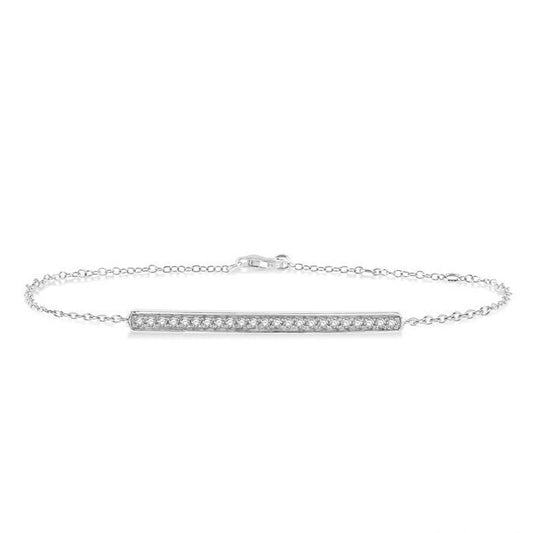 Parkplace Jewelers Bar Petite Diamond Fashion Chain Bracelet 701E0PPTGWG