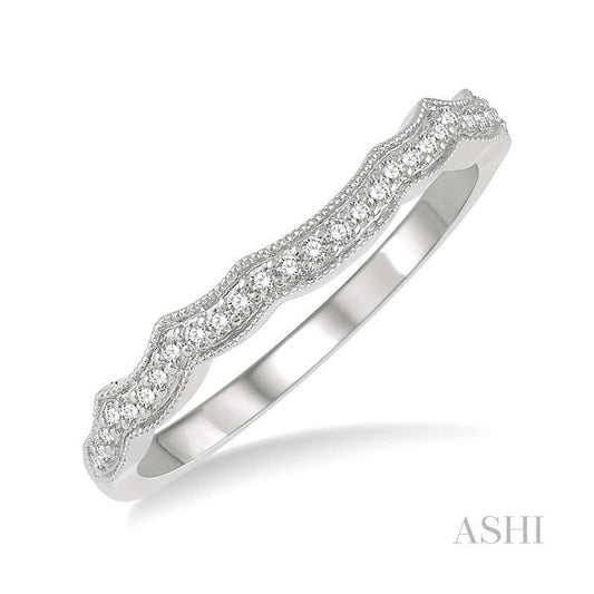 ASHI Diamond Wedding Band 248G9PPFHWG-WB