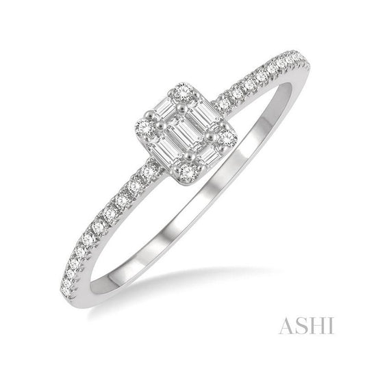 ASHI Stackable Fusion Petite Diamond Fashion Ring 386F6PPFGWG