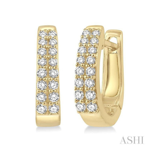 ASHI Petite Diamond Huggie Fashion Earrings 637C5PPFGERYG