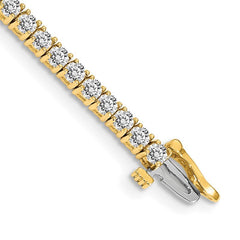 Quality Gold 14k AA Diamond Tennis Bracelet X602AA