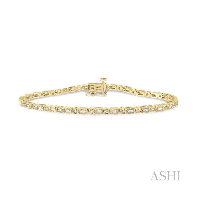 ASHI Baguette Diamond Fashion Bracelet 75731PPFHYG