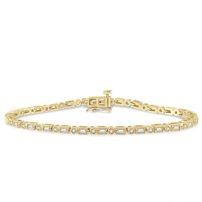 Parkplace Jewelers Baguette Diamond Fashion Bracelet 75731PPFHYG