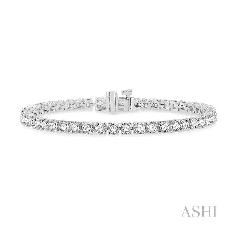 ASHI Diamond Tennis Bracelet 73377PPFGWG