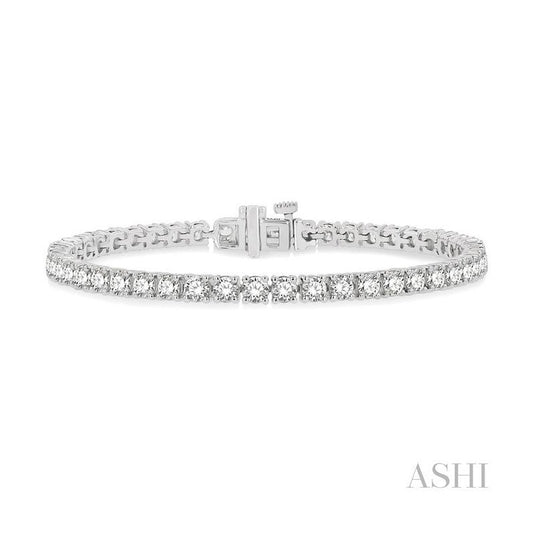 ASHI Diamond Tennis Bracelet 73377PPFGWG