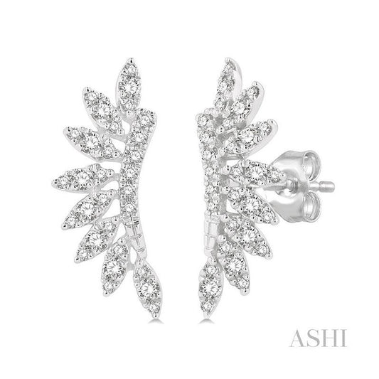 ASHI Petite Diamond Fashion Earrings 646D5PPFSERWG