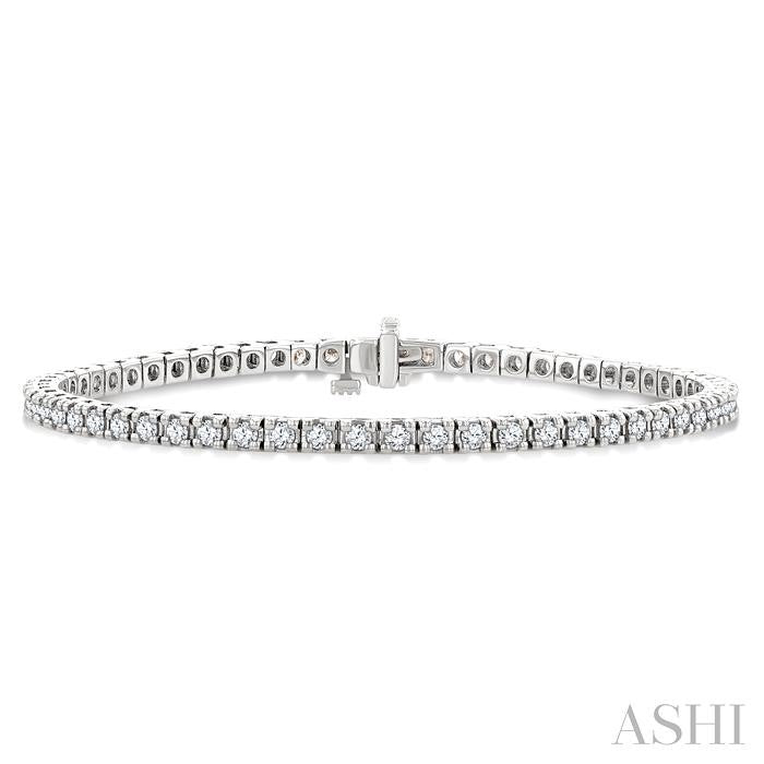 ASHI Diamond Tennis Bracelet 70162PPFHWG