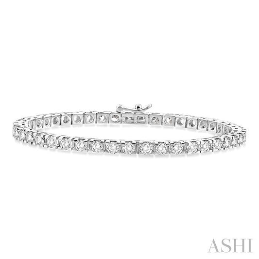 ASHI Diamond Tennis Bracelet 70166PPFHWG