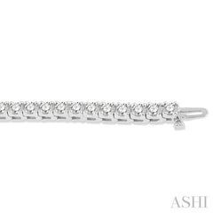 ASHI Diamond Tennis Bracelet 70168PPFHWG