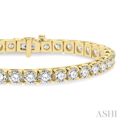 ASHI Diamond Tennis Bracelet 7016MPPFGYG-12.00
