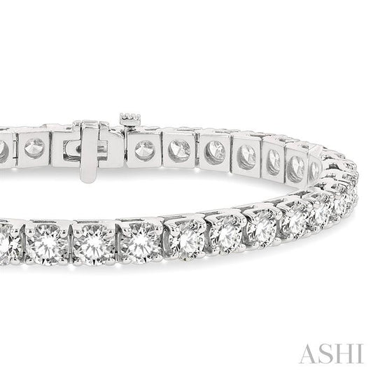 ASHI Diamond Tennis Bracelet 7016MPPFHWG-12.00