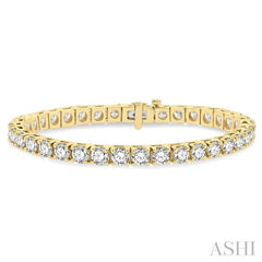ASHI Diamond Tennis Bracelet 7016MPPFHYG-12.00