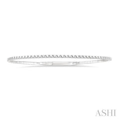 ASHI Diamond Halfway Triangle Flex Bangle 702W6PPFGWG