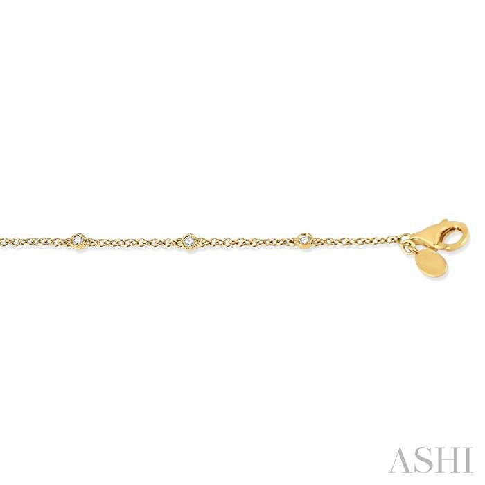 ASHI Diamond Station Chain Bracelet 703C0PPTGYG