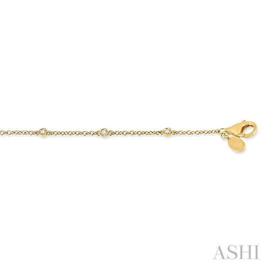 ASHI Diamond Station Chain Bracelet 703C0PPTGYG