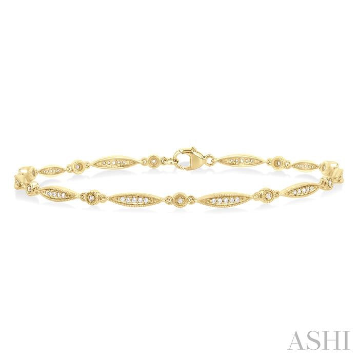 ASHI Diamond Fashion Bracelet 7047QPPTSYG