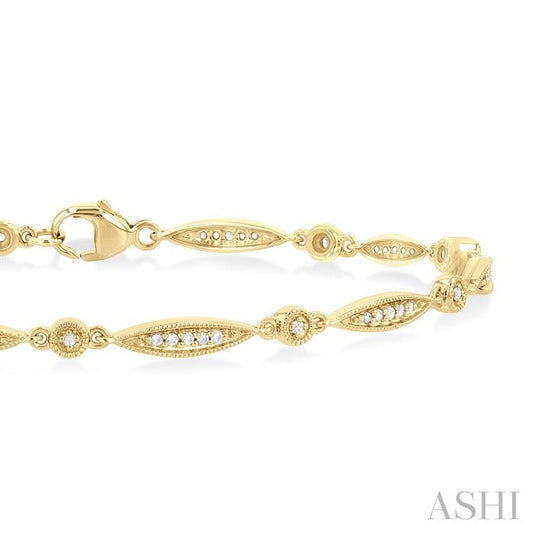 ASHI Diamond Fashion Bracelet 7047QPPTSYG