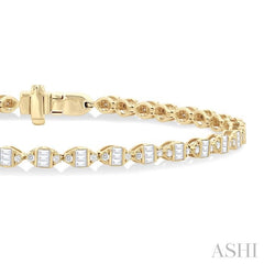 ASHI Marquise Shape Fusion Diamond Bracelet 70481PPTGYG