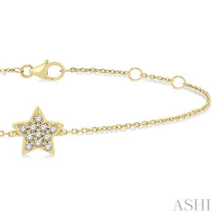 ASHI Star Petite Diamond Fashion Chain Bracelet 704E0PPTSYG