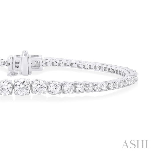 ASHI Graduated Diamond Tennis Bracelet 70503PPFGWG