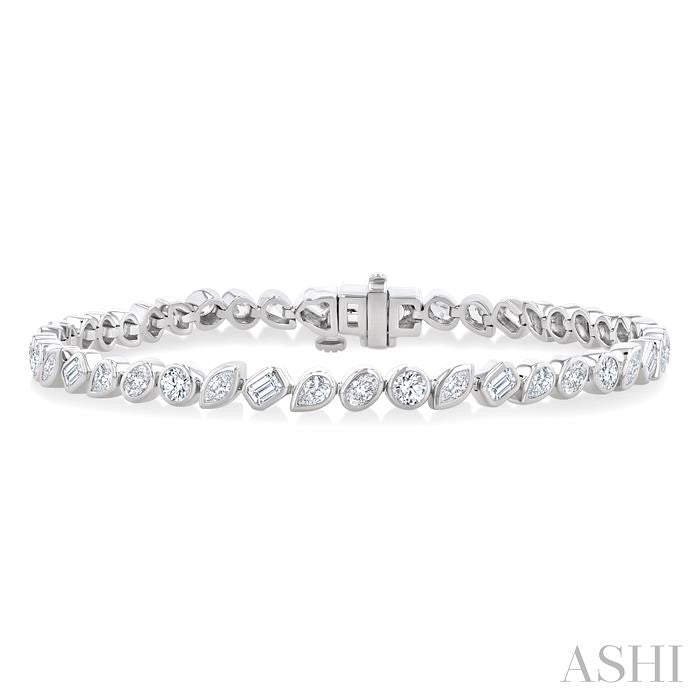 ASHI Mixed Shape Diamond Fashion Bracelet 70574PPFGWG