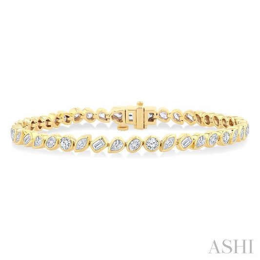 ASHI Mixed Shape Diamond Fashion Bracelet 70574PPFGYG
