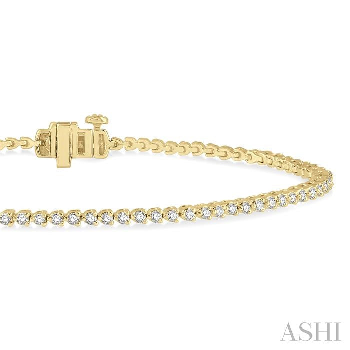 ASHI Diamond Tennis Bracelet 70721PPFGYG