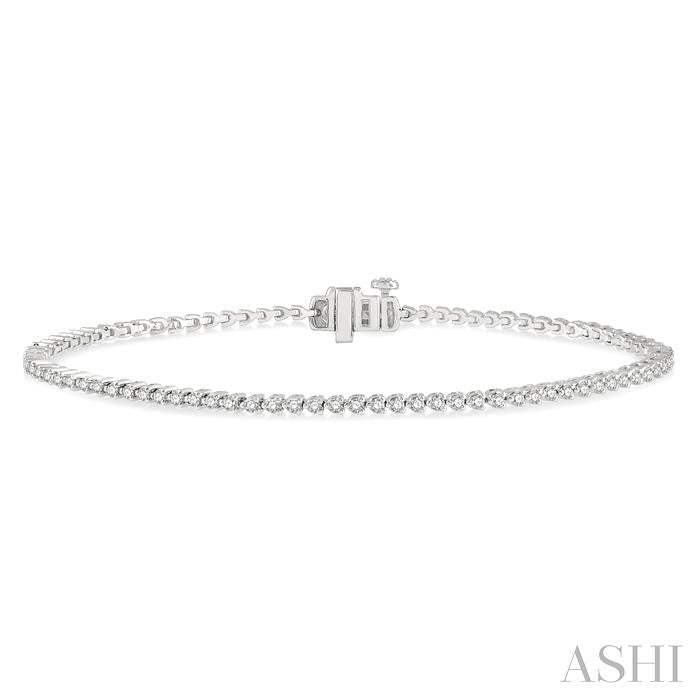 ASHI Diamond Tennis Bracelet 70721PPFHWG