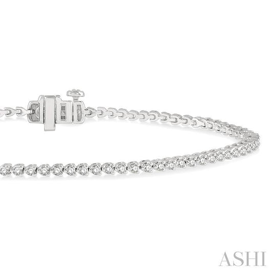 ASHI Diamond Tennis Bracelet 70721PPFHWG