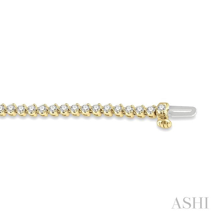 ASHI Diamond Tennis Bracelet 70722PPFGYG