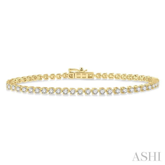 ASHI Diamond Tennis Bracelet 70722PPFGYG