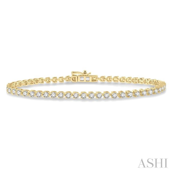 ASHI Diamond Tennis Bracelet 70723PPFGYG