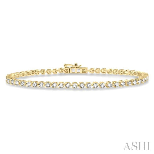 ASHI Diamond Tennis Bracelet 70723PPFGYG