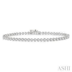 ASHI Diamond Tennis Bracelet 70723PPFHWG