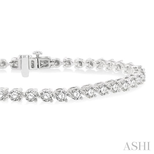 ASHI Diamond Tennis Bracelet 70724PPFHWG
