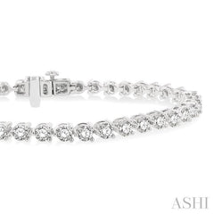 ASHI Diamond Tennis Bracelet 70724PPFHWG