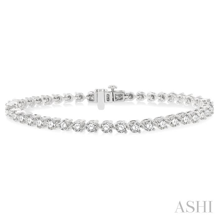 ASHI Diamond Tennis Bracelet 70725PPFHWG