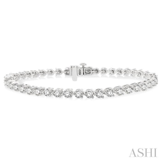 ASHI Diamond Tennis Bracelet 70725PPFHWG