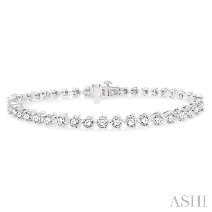 ASHI Diamond Tennis Bracelet 70726PPFHWG