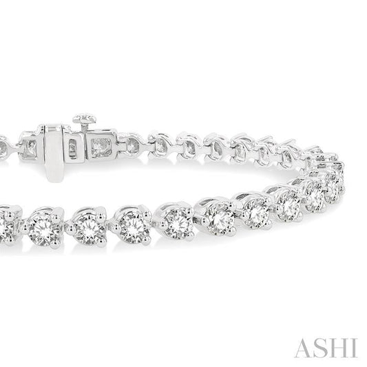 ASHI Diamond Tennis Bracelet 70727PPFHWG