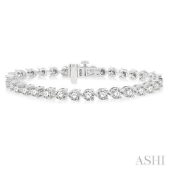 ASHI Diamond Tennis Bracelet 70728PPFHWG