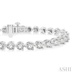 ASHI Diamond Tennis Bracelet 70729PPFHWG